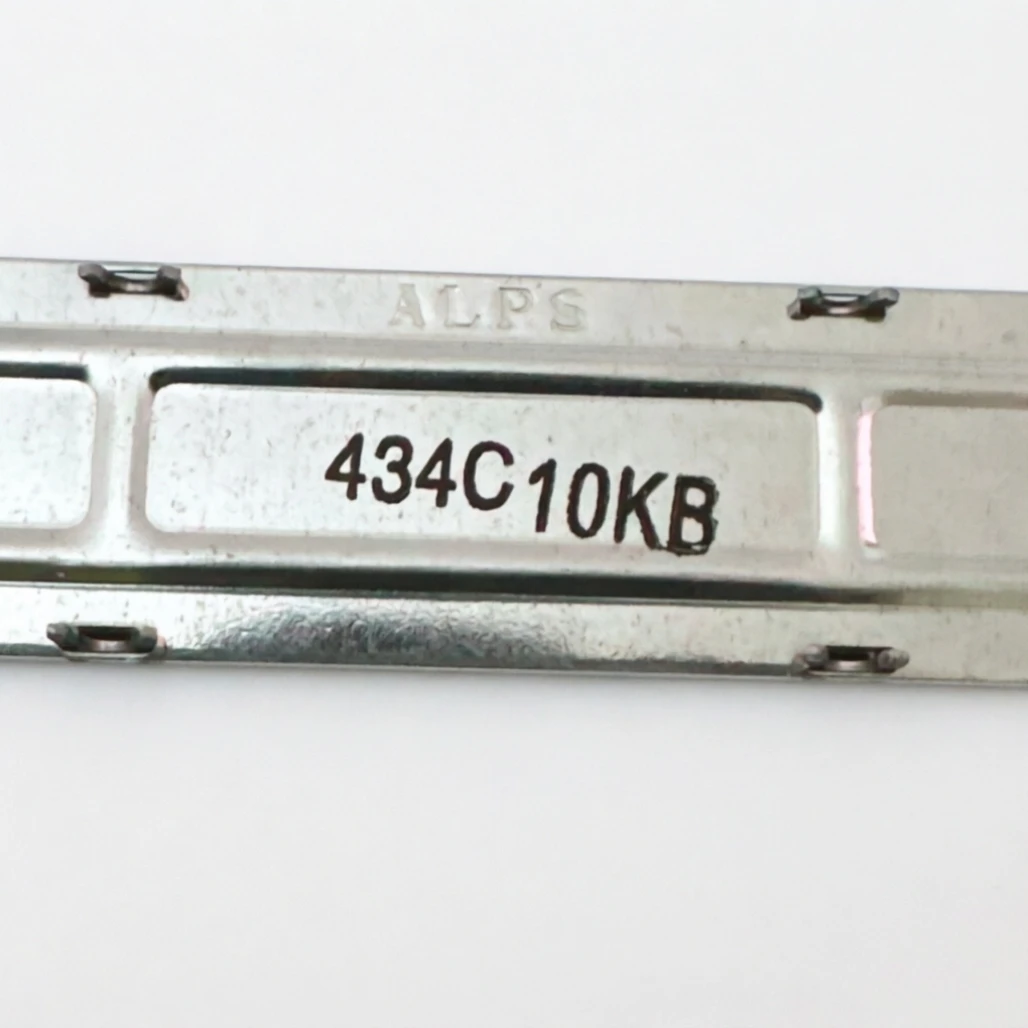 1PCS ALPS 128MM 슬라이딩 전위차계 푸셔 모노 B10K 10KB DJ 속도 레버 핸들 15mm 3핀 스트로크 100mm