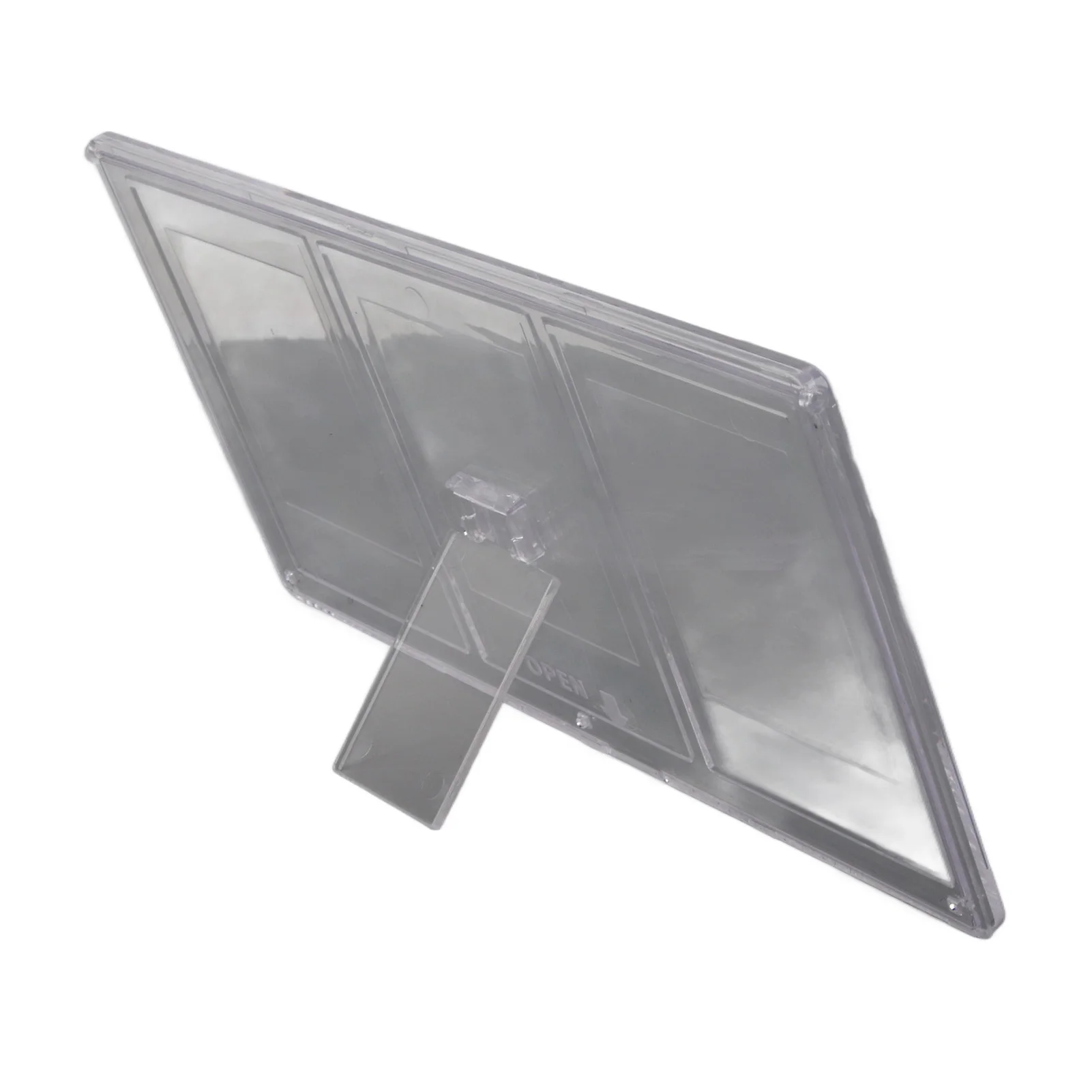 Cornice per foto verticale da 3 pollici Cornice per foto da tavolo con 3 griglie Cornice digitale trasparente da 3 scatole per desktop domestico - immagine 5