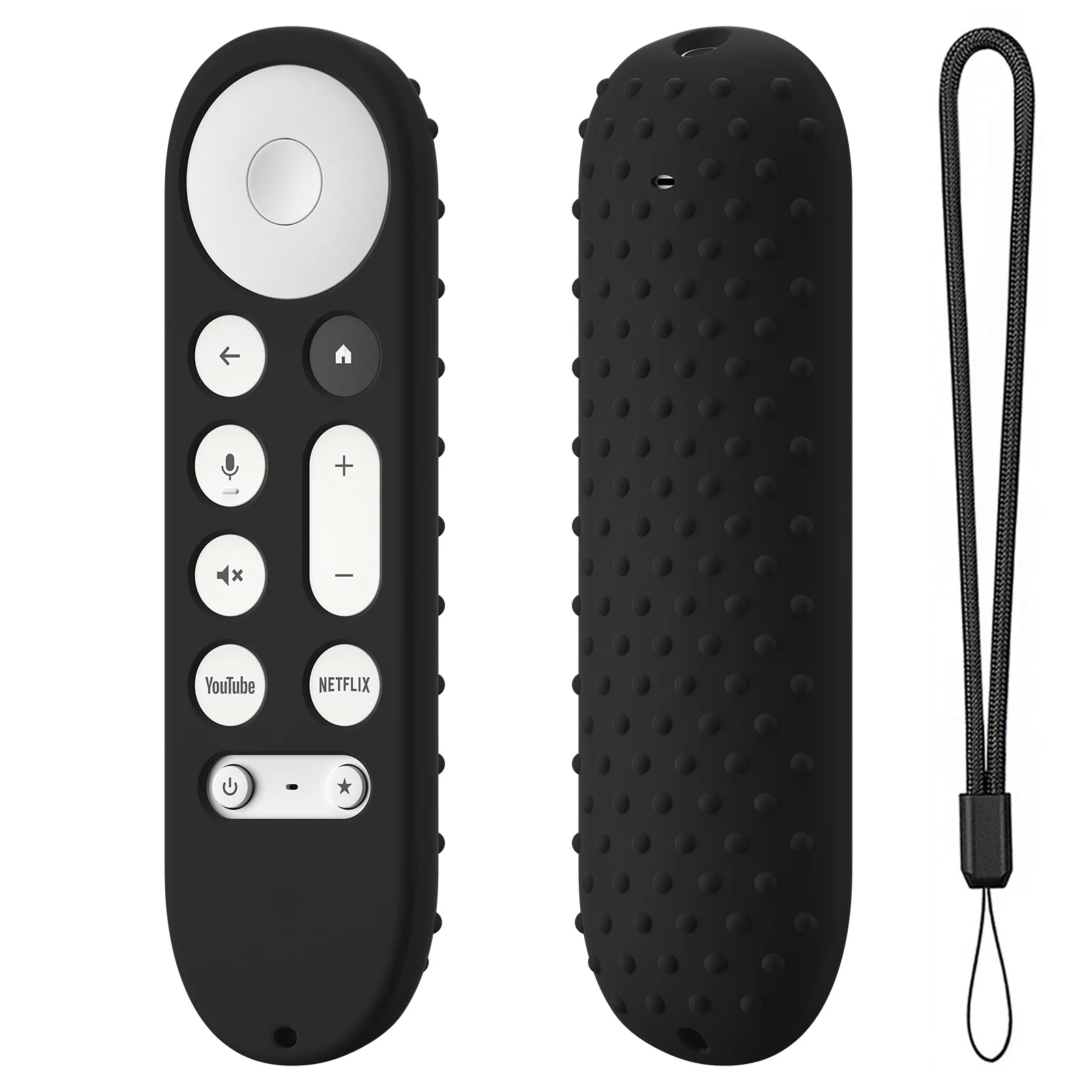 Silicone Remote Controller Cases Protective Covers For Google TV Streamer 4K TV for Google Remote Controll silicone remote case,silicone remote sleeve,silicone remote cover,silicone case protector,remote controller cover