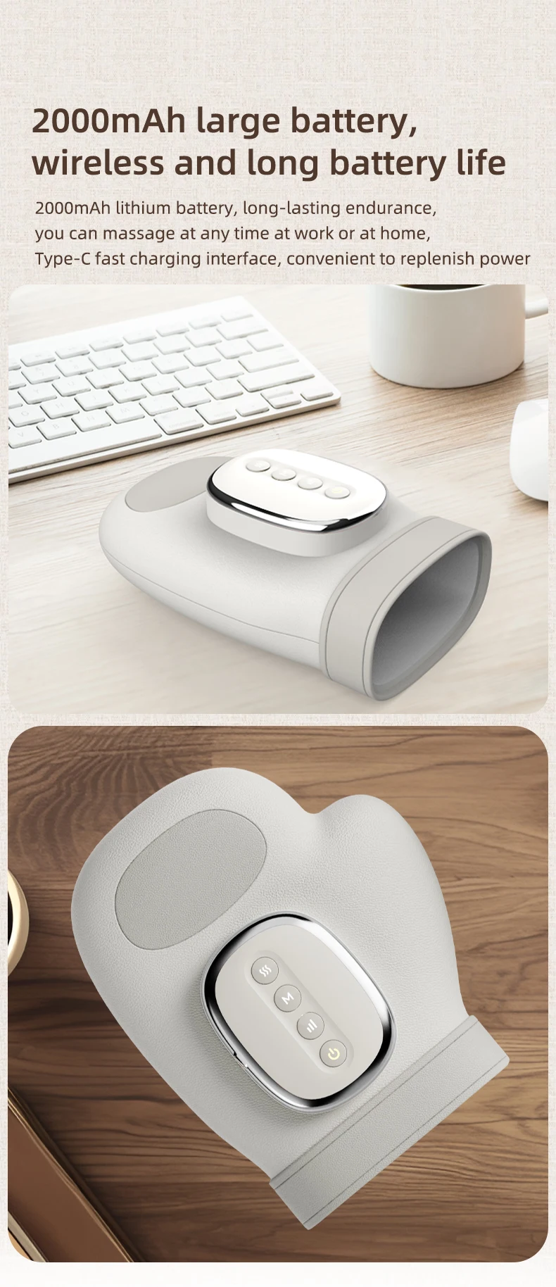 Professional Hand Massager Finger Wrist Palm Relaxation Device with Airbag Compr