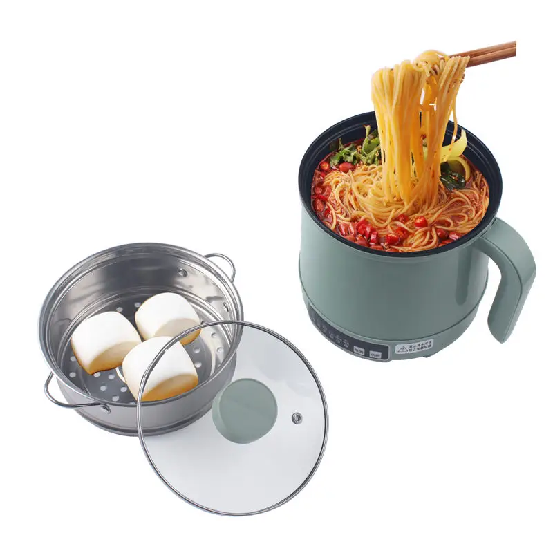 1.7L Electric Multicooker Non-stick Rice cooker Noodles boiler Food Steamer Hotpot Smart 600W fast heating Automatic Reservation 4