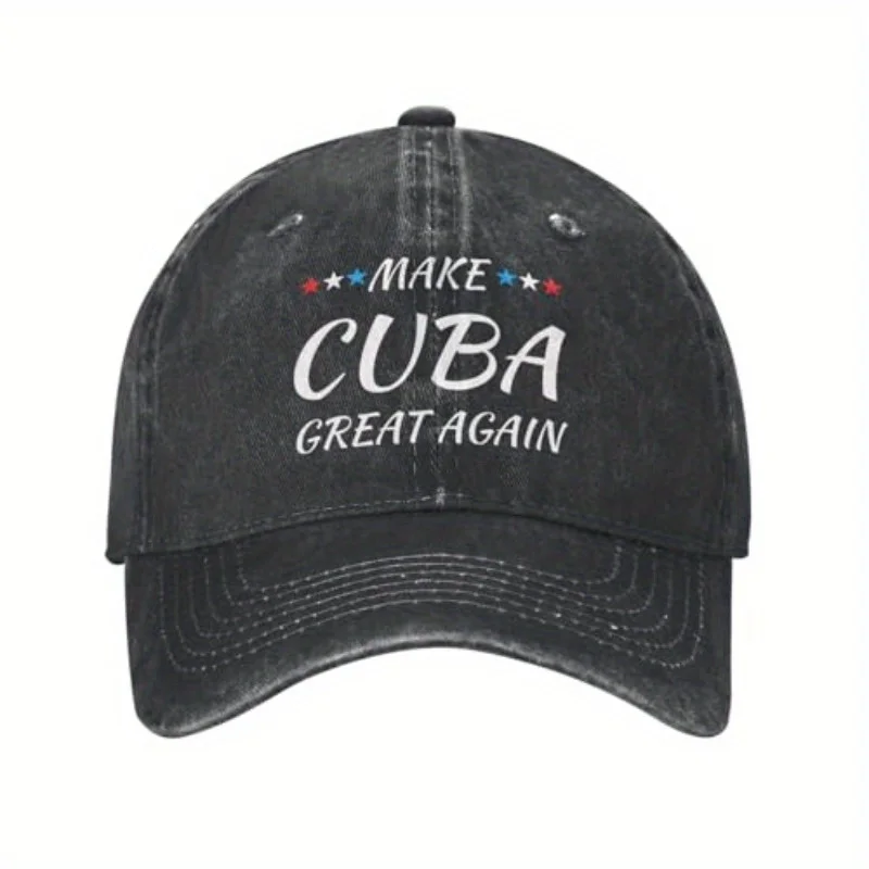 Make Cuba Great Again Patriotic Vintage Washed Baseball Cap ...