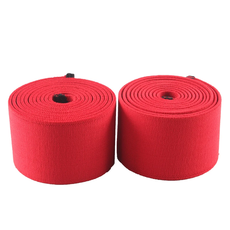 1 Pair Stiff Weightlifting Knee Wrap 2.5 Meters