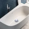 New Bathtub Drain Hair Catcher Collapsible Drain Protector for Pop-Up and Regular Drains of Shower Bathtub Tub Bathroom Sink 3