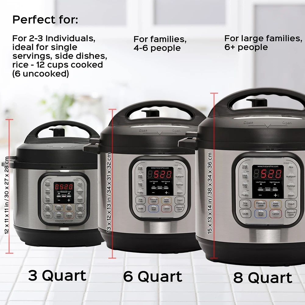6QD 8QD Anti Static Pressure Cooker Dust Proof Cover Lining Interior Home Decorative Cooker Wrap Sleeve Foldable Protector Cover