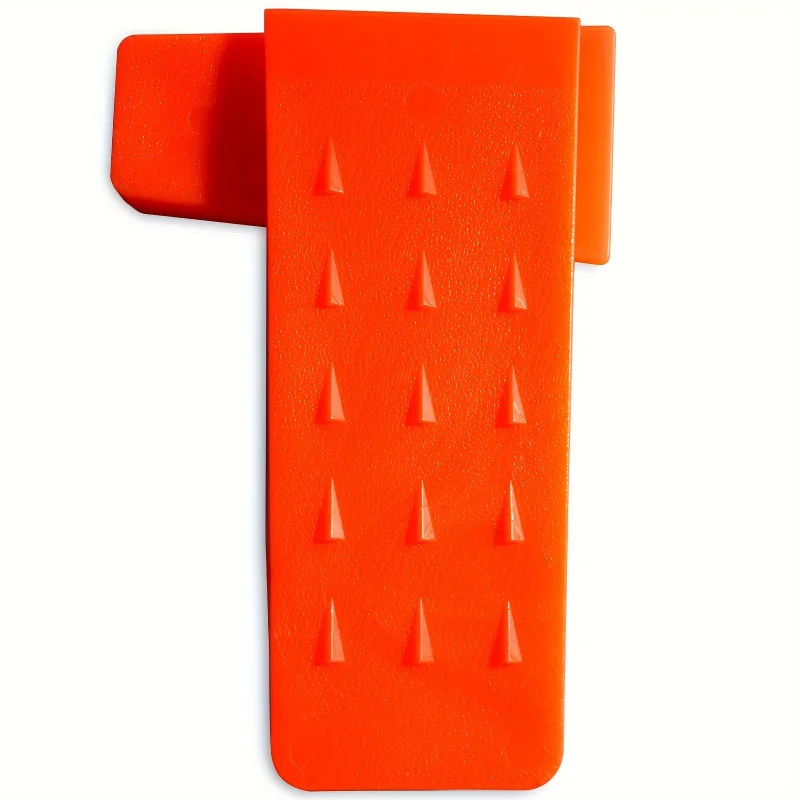 2-Pack Heavy-Duty Tree Felling Wedges Spiked Safety Logging Tool for Chainsaw Cutting, Multi-Purpose as Door/Utility Wedge