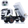 4x4 RC Hydraulic 1/14 Metal RC Dumper Trucks Controlled Tipper Dump Cars Model Light Sound Painted Finished Vehicle Toy TH23187 3