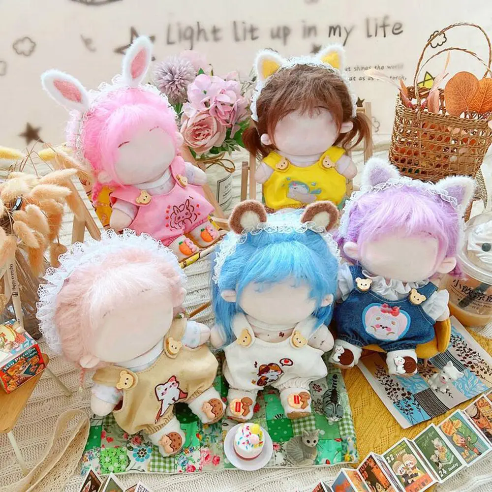 

Animal Pattern Clothing DIY Gift Collection Doll Wear Suspender Pants Doll Clothes Overalls