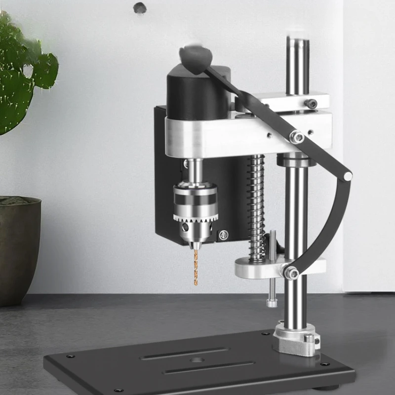 

Micro mini desktop small table drill, small DC variable speed desktop electric drill, home drilling machine, precision platform