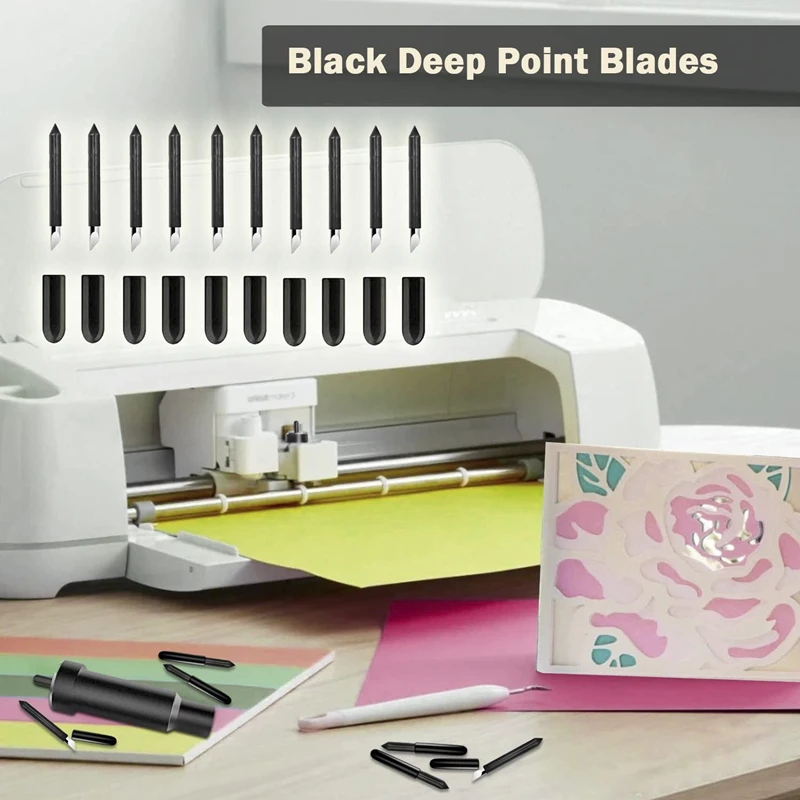 10PCS Premium Deep Point Cutting Blades