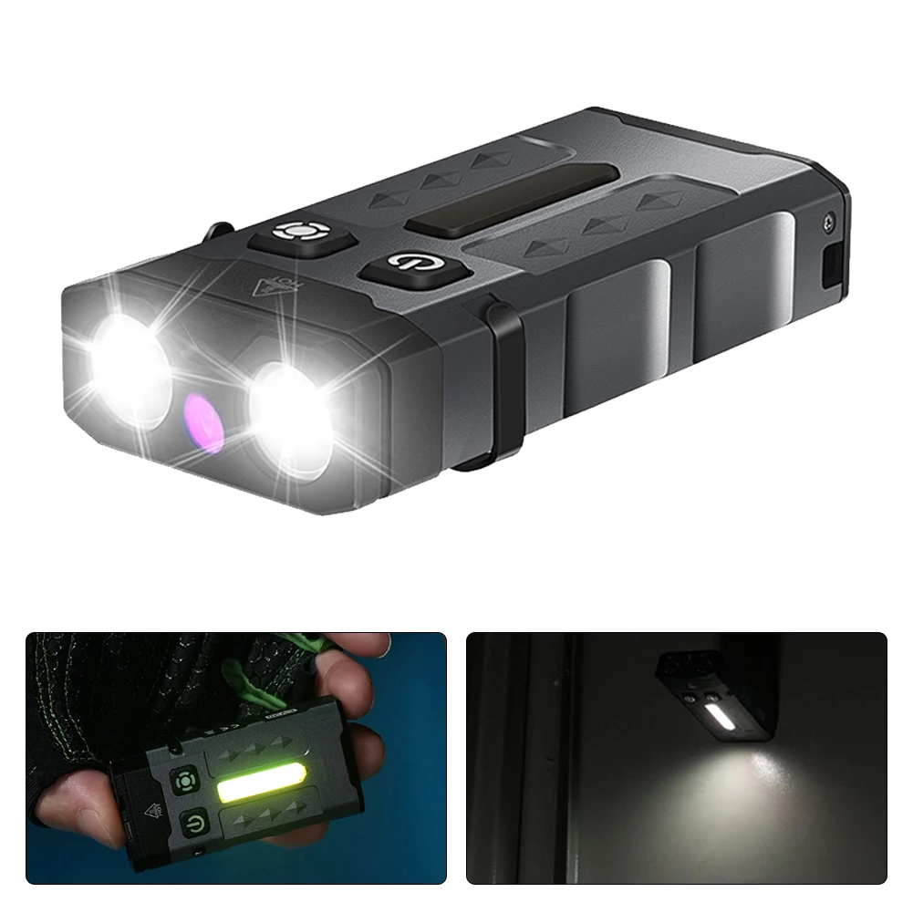 EDC مصباح يدوي فانوس الجيب 1100LM الشعلة القابلة ل...