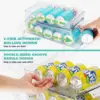 2 Pack Soda Can Organizer Dispenser for refrigerator 2 Tier Automatic Rolling Beverage Beer Soda Can Holder for Fridge, Pantry 3