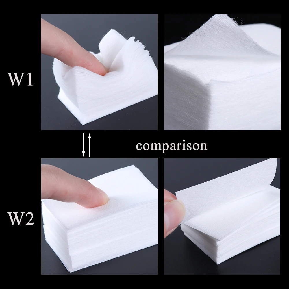 Nail Polish Remover 1 pack Gel Polish Remover Pad Nail Wipes Cleaning Lint Free Paper Pad Soak off Remover Manicure Cotton Napkins Wrap Tool CH957-1