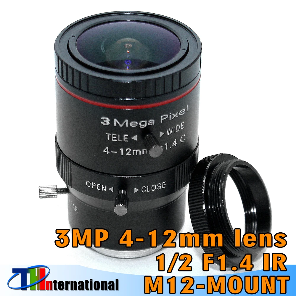 3MP 4-12mm Lens 1/2