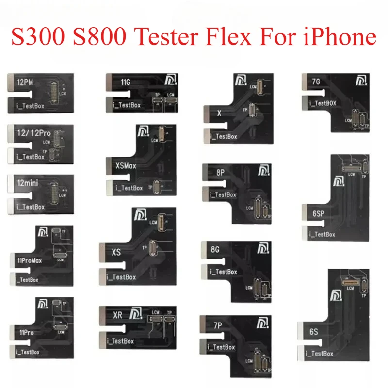LCD 화면 테스터 플렉스 케이블 DL iTestBox S300 S800 iPhone..