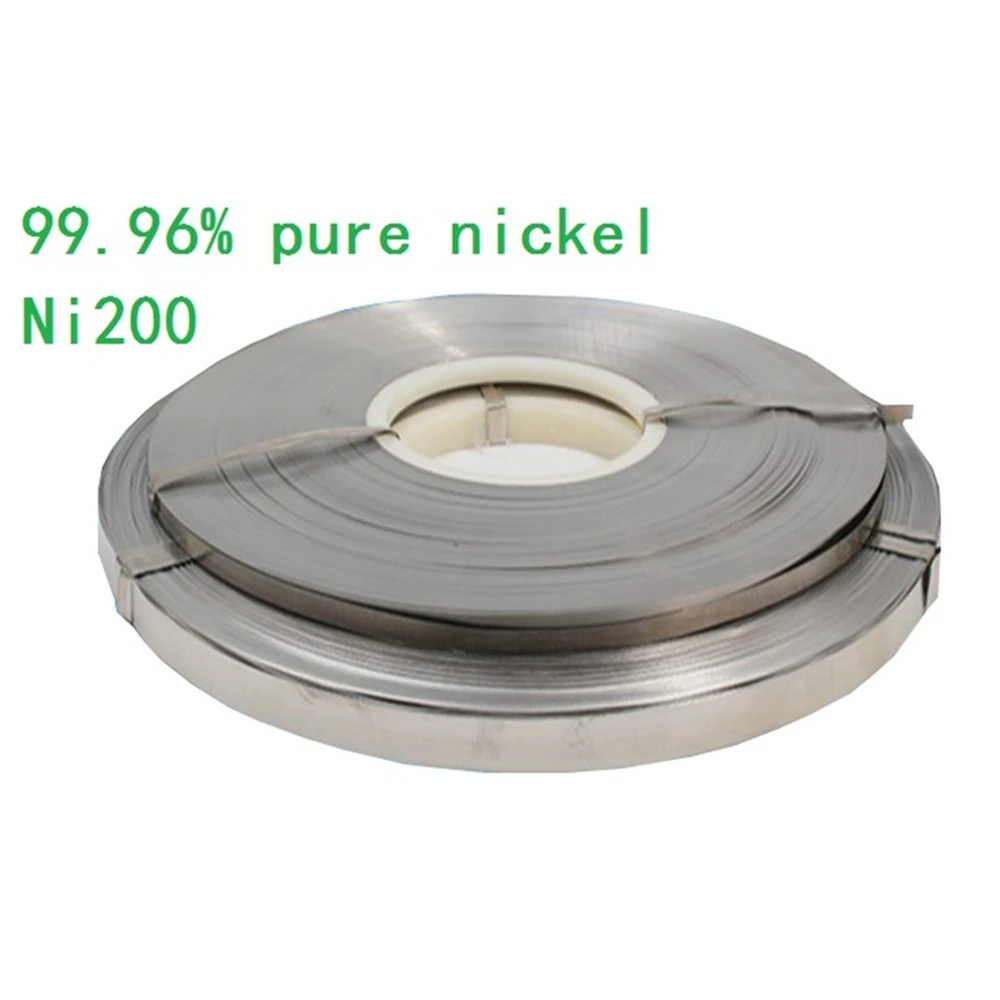 

0.1~0.5 x 4~150mm 99.96% Pure Nickel Strip For 18650 Battery Spot Welding Machine Welder Equipment Nickel Belt For Battery Packs