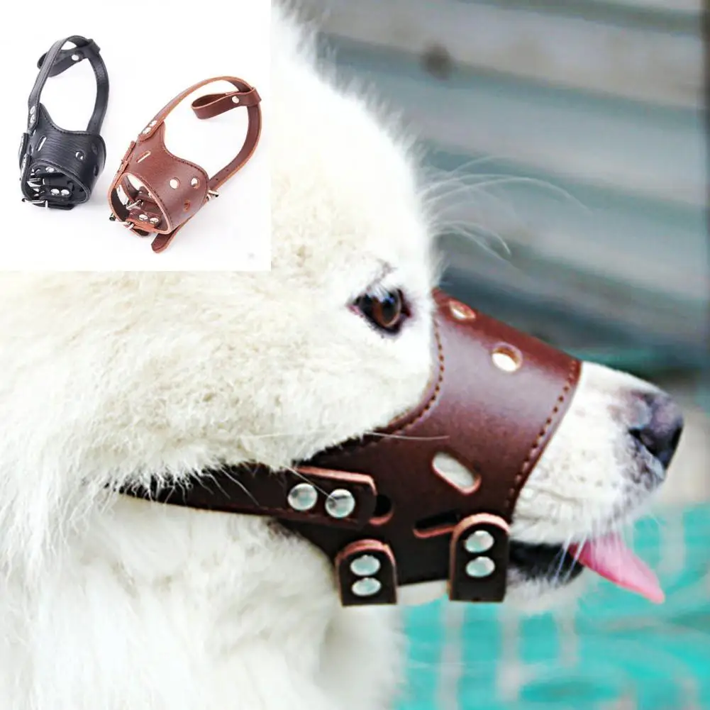 

Adjustable Pet Muzzle Comfortable Breathable Adjustable Dog Muzzle with Ventilation Holes for Anti-bite Anti-barking for Small