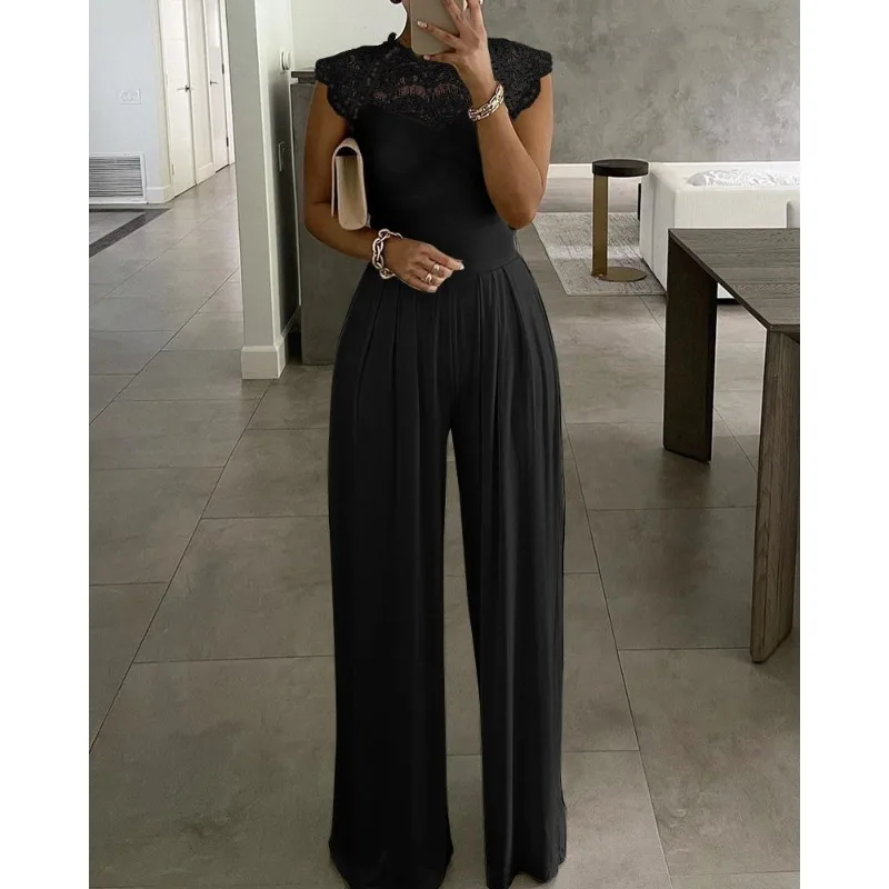 Рисунок 4 - Женский модный кружевной комбинезон с коротким рукавом