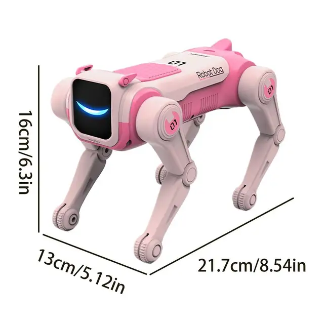 AI Dog Robot USB Rechargeable Voice Activated Smart Puppy Robot For Kids Aged 6 Learning Education Entertainment Education 8
