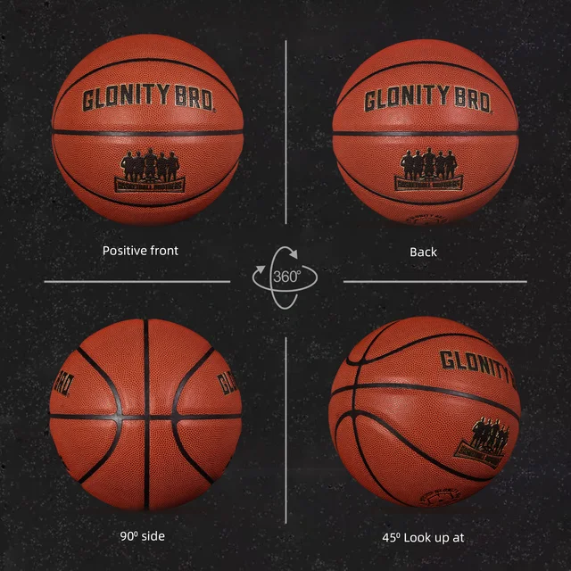 Official Size Leather Basketball 5