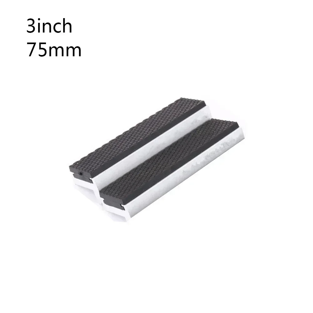 2 Morse Magnetiche Per Morsa Da Banco – Ganasce In Alluminio E Gomma, 150 Mm, Antiscivolo, Universali