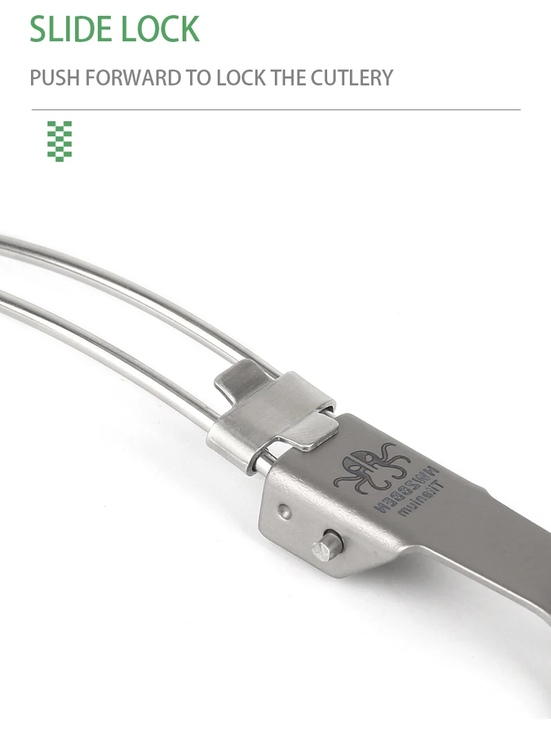 Couvert Plastique TiTo Titanium Camping Cuillère-Fourchette Titane Ultra-légère Réutilisable Avec Pochette Multifonctionnel Ustensiles Portables Pour Voyage Randonnée Outdoor Couvert Pique Nique