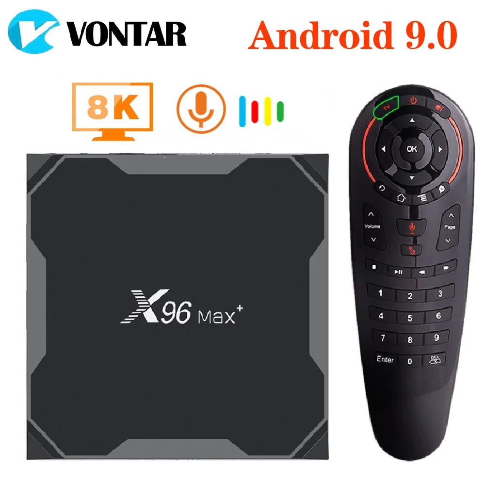 X96 MAX Plus 4GB 64GB 32GB Smart TV Box Android 9.0 Amlogic S905X3 Quad Core Wifi 4K TVBOX X96Max TV Set top box 2GB 16GB tv box android 10 h10 max plus tvbox allwinner h313 quad core android box 4k 2 4g