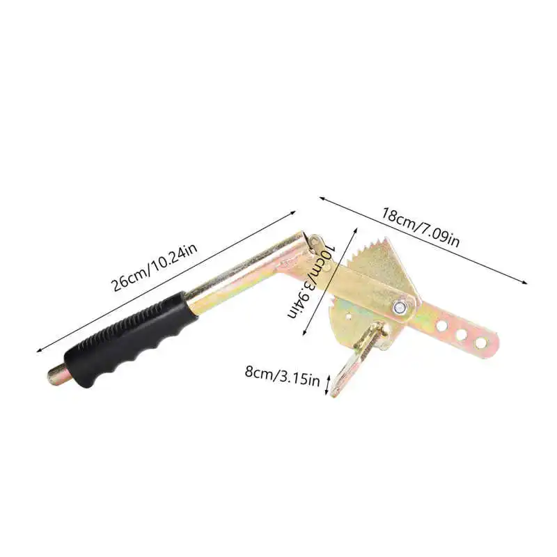 Hand Brake Lever Handle Antislip Galvanized Steel Universal for Trailer RV Caravan Handbake Lever Accessories