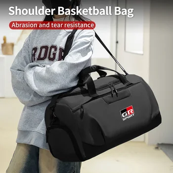 Borsa da palestra per auto, borsa sportiva di grande capacità, zaino da viaggio a tracolla per Toyota GR CHR Corolla Yaris Aygo Prius RAV4 Camry Au