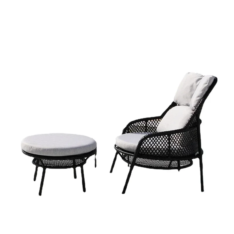 

YY Nordic Outdoor Villa Garden Sunshine Room Rattan Art Couch