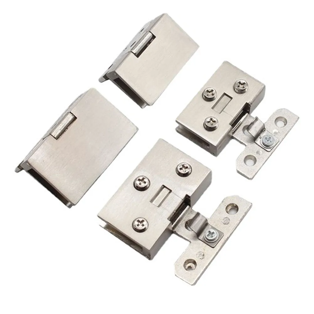 47mm 57mm Glass Cabinet Door Hinges Bathroom Shower Door Hinges Glass Pivot Hinge Furniture Wine Cabinet Clips