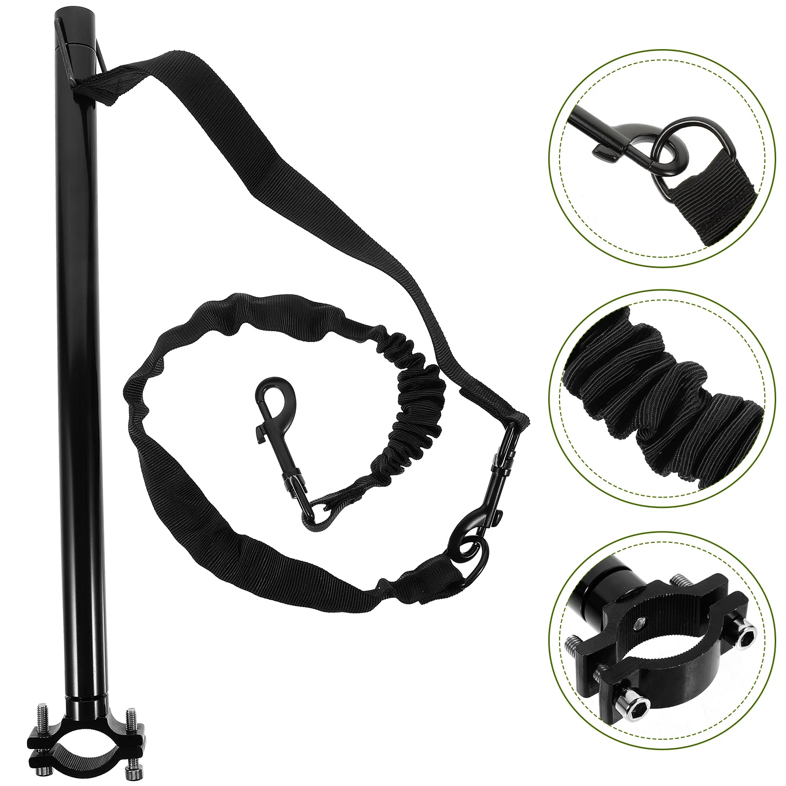 Pet Harness Leash Set Dog Walker Harness Leash Pet Walking Bike Adjustable Safety Rope Bicycles Traction Cloth Pulling