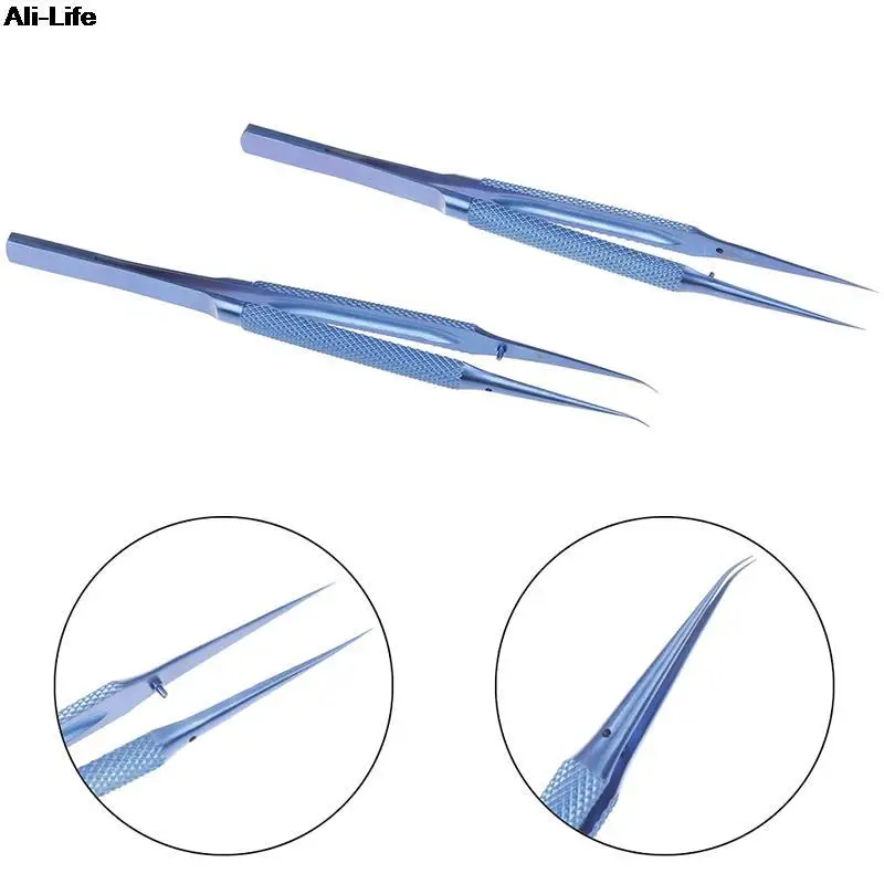 Precision tweezers Titanium Alloy Tweezers 0.15mm Edge precision fingerprint tweezer tool for picking