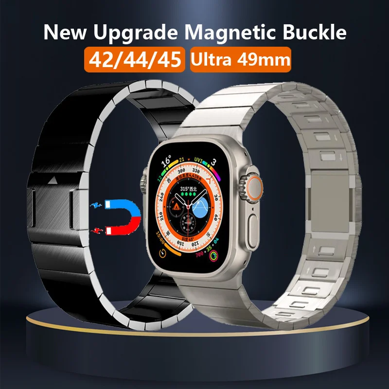 New Upgrade Buckle Link For Apple Watch Ultra 49mm Band 8 7