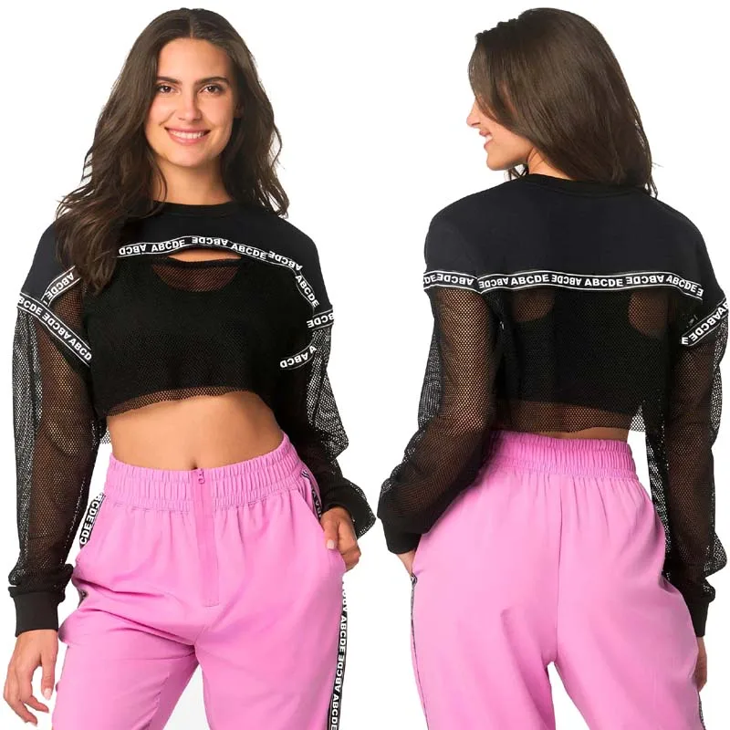 

ABCDE Sports Yoga Dancing Quick-Dry Long Sleeve T-Shirt Top