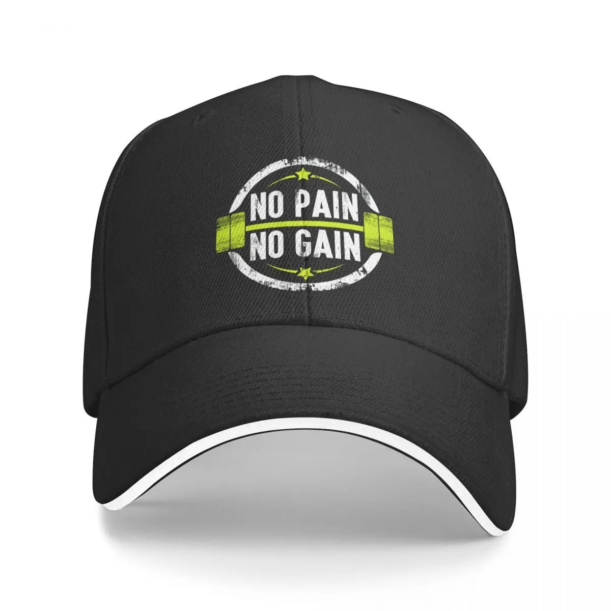 

No Pain No Gain Men Baseball Caps Peaked Cap Sun Shade Cycling Hat