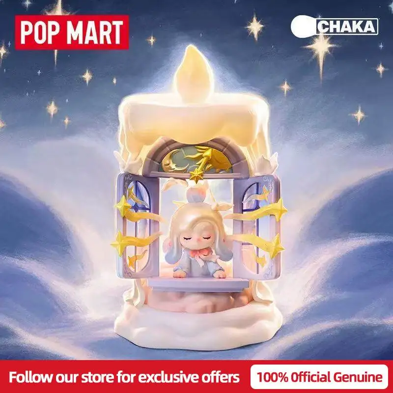 신상품 POPMART CHAKA 캔들라이트 완더 시리즈 수집용 피규어 블라인드 박스 장난감 장식품 선물 아이디어
