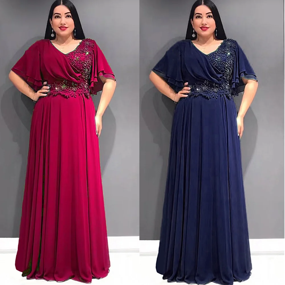 

Женское платье в африканском стиле, новинка 2023, модные кружевные свадебные платья Дашики, Анкара, элегантное платье макси в турецком мусульманском стиле