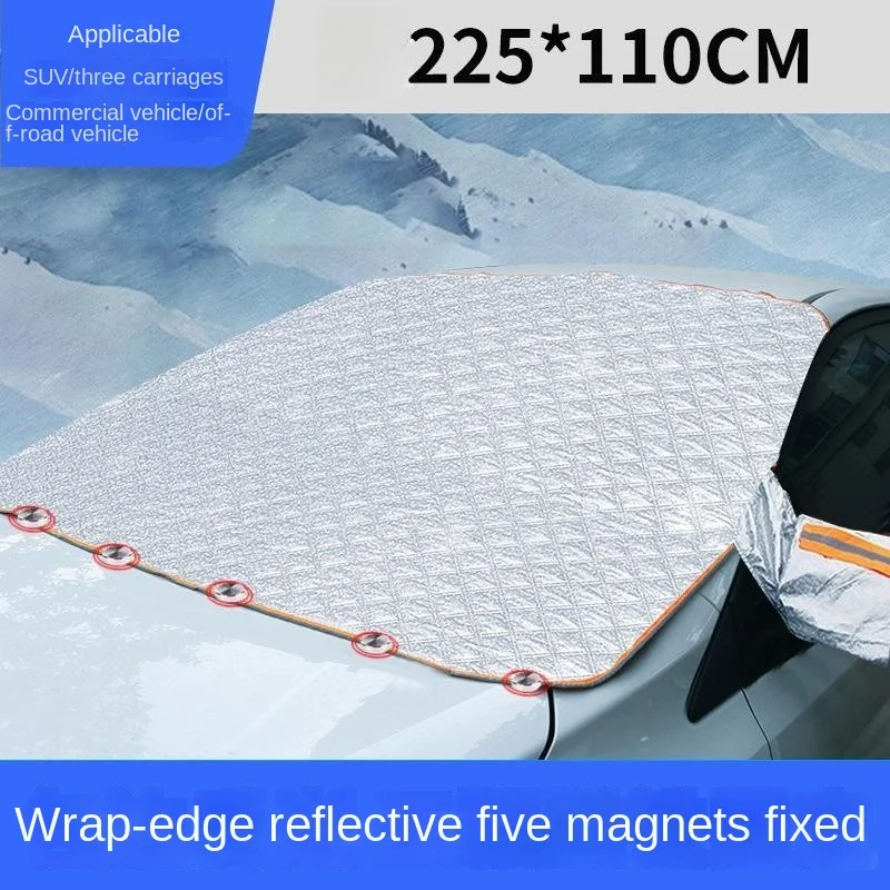 Magnetic Car Windshield Sunshade Snow Cover Waterproof Front Screen Protector - Picture 9 of 9