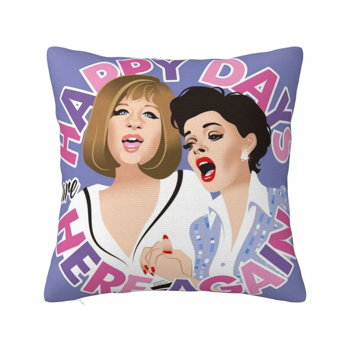 

Happy days Throw Роскошная Подушка декоративная наволочка для подушки оригинальные украшения для дома