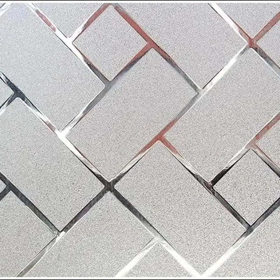 1 Pcs 45*100cm Glass Sticker Anti Peeping Bathroom Imitation Louver Thick Shading Film Electrostatic Sticker Window Sticker