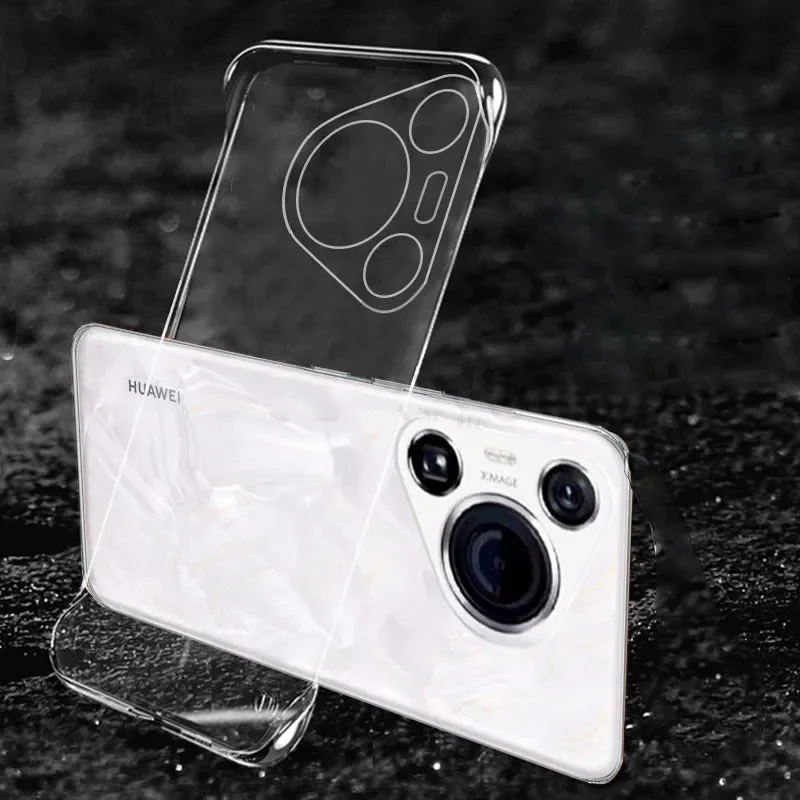 For Huawei Pura 70 Ultra Frameless Slim Clear Hard Back Cover Case For Huawei Pura 70 Ultra Pro Plus ShockProof Phone Cases — view 2