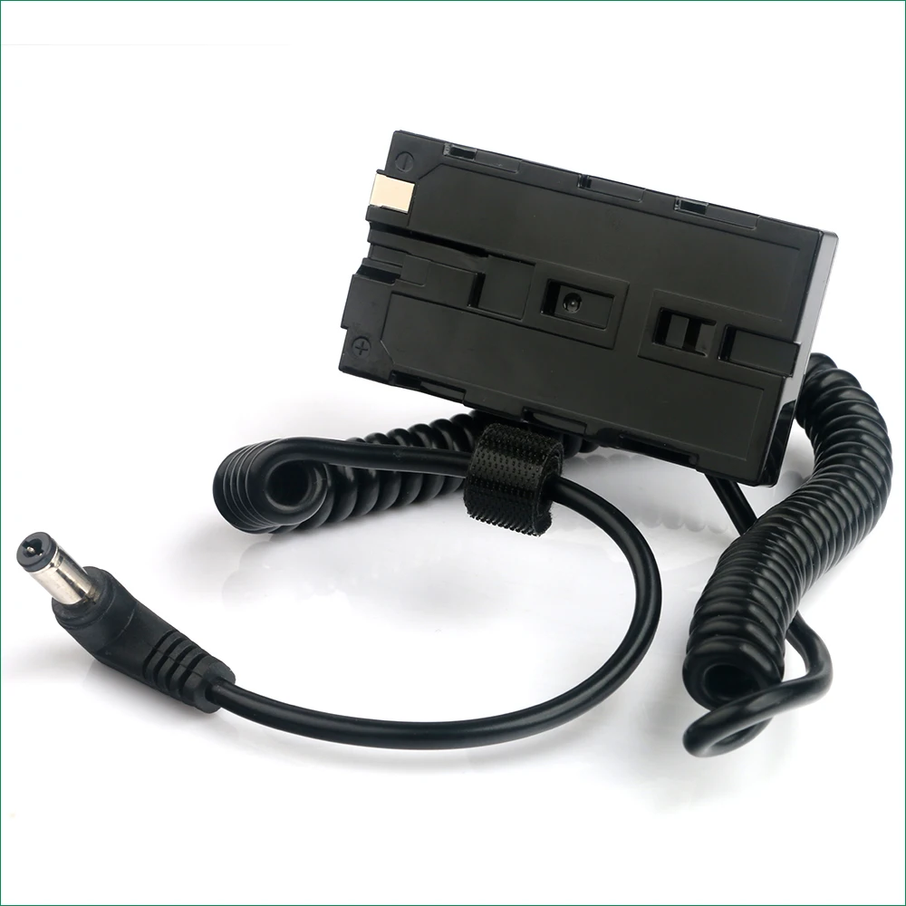 NP-F550 Dummy Battery Compatible with LED video light Atomos Shogun Flame，Shogun Inferno， Atomos Ninja Inferno Recording Monitor