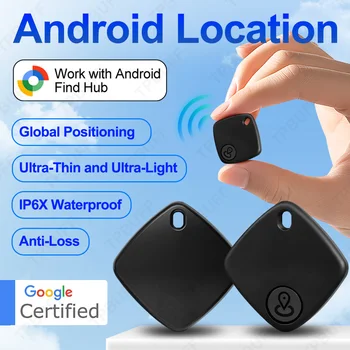 Google Smart GpsTracker Android Posizione Google Localizzatore GPS portatile Allarme anti-smarrimento Android Localizzatore di posizione GPS Tag di posizione