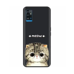 Soft Black Silicone Bumper Phone Cover, Protective Coque s Shell for ZTE Blade A71 (00019)