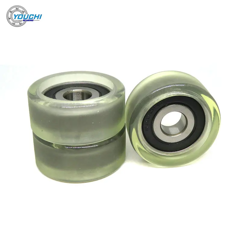 1 Pz 6x26x8 Rullo Di Durezza 98A Rivesto In PU Con Cuscinetto - Foto 10