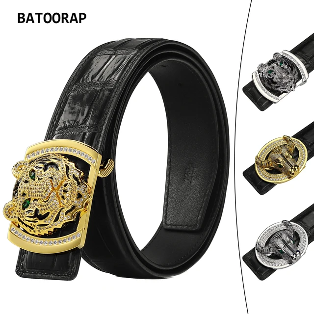 BATOORAP Men's High-end Crocodile Belt