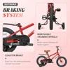 Children's 14/16/18 Inch Bike with Training Wheels and Dual Handbrakes for Ages 3-9