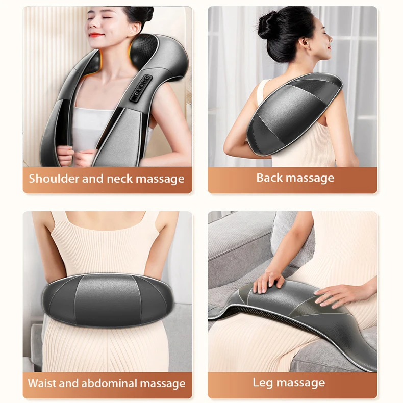 Cervical Electric Blanket Shoulder Neck Back Massage Device Facial 26w Metub Massage Vacuum Cups Scalp Massager Machine neck and shoulder massager