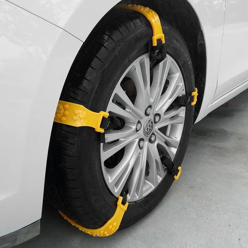Universal Winter Anti-skid Chain Car SUV Van TPU Anti-skid Chain Road Safety Vehicle Chain 1Pcs tire chains
